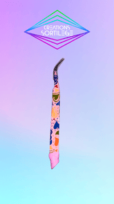 Pinces Avec Embout Silicone - Courbées - Rose À Coeurs Créations Sortilege